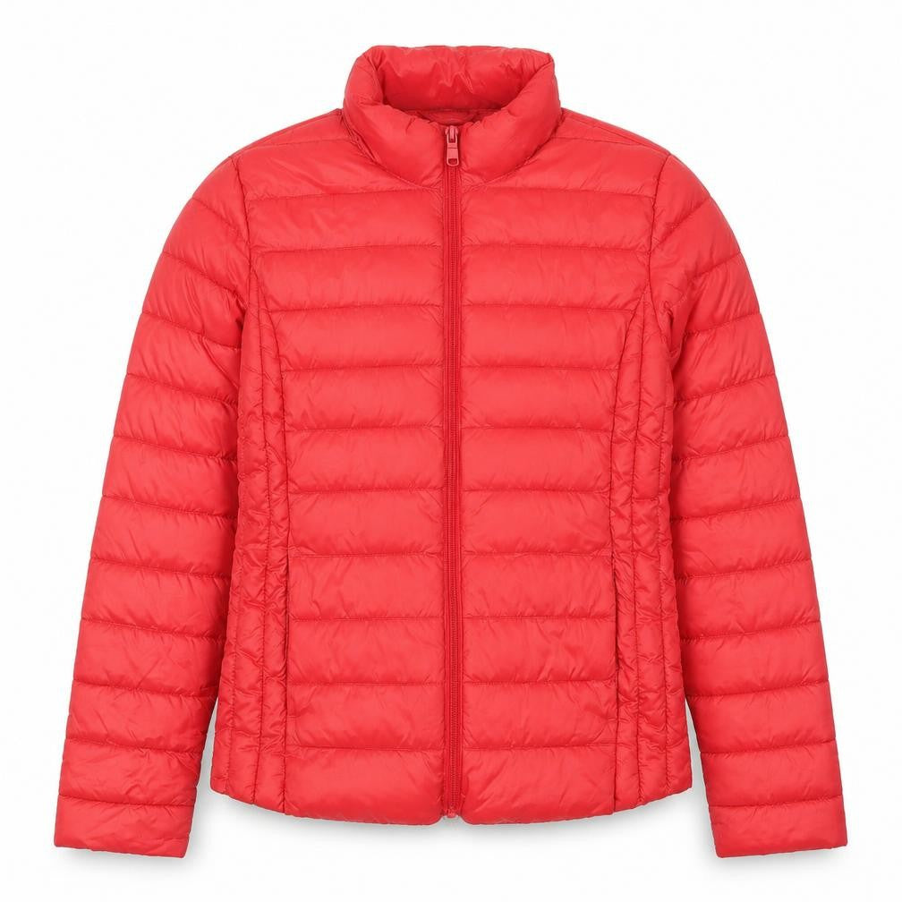 Primark Womens Red   Quilted Coat Size 6