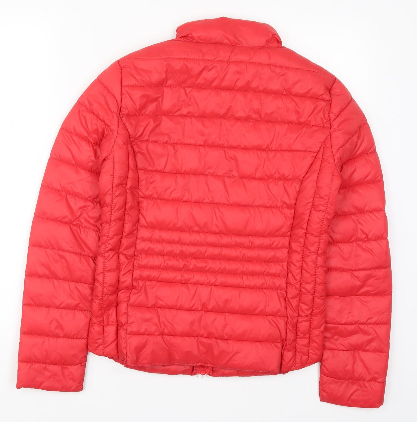 Primark Womens Red   Quilted Coat Size 6