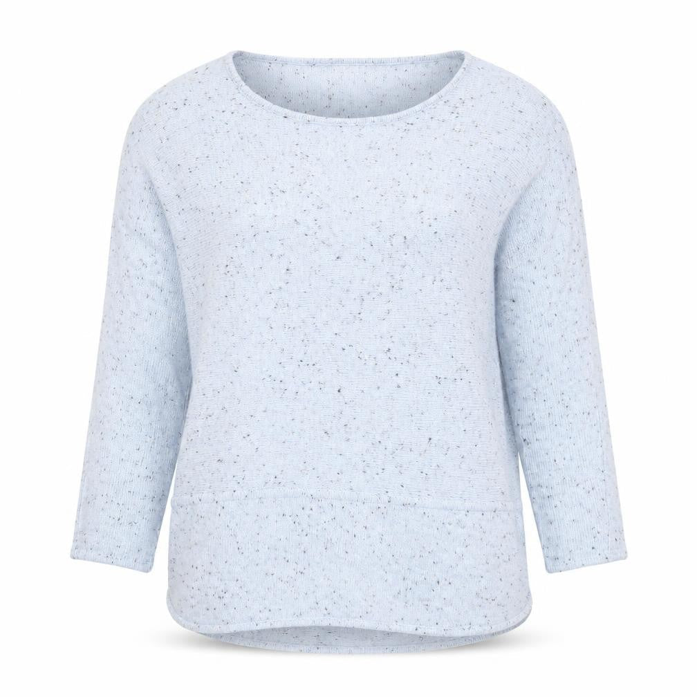 Suzanne Grae Womens Blue  Knit Pullover Jumper Size S