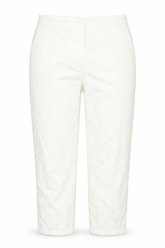 Marks & Spencer Collection Womens White   Pedal Pusher Trousers Size 30 in L22 in