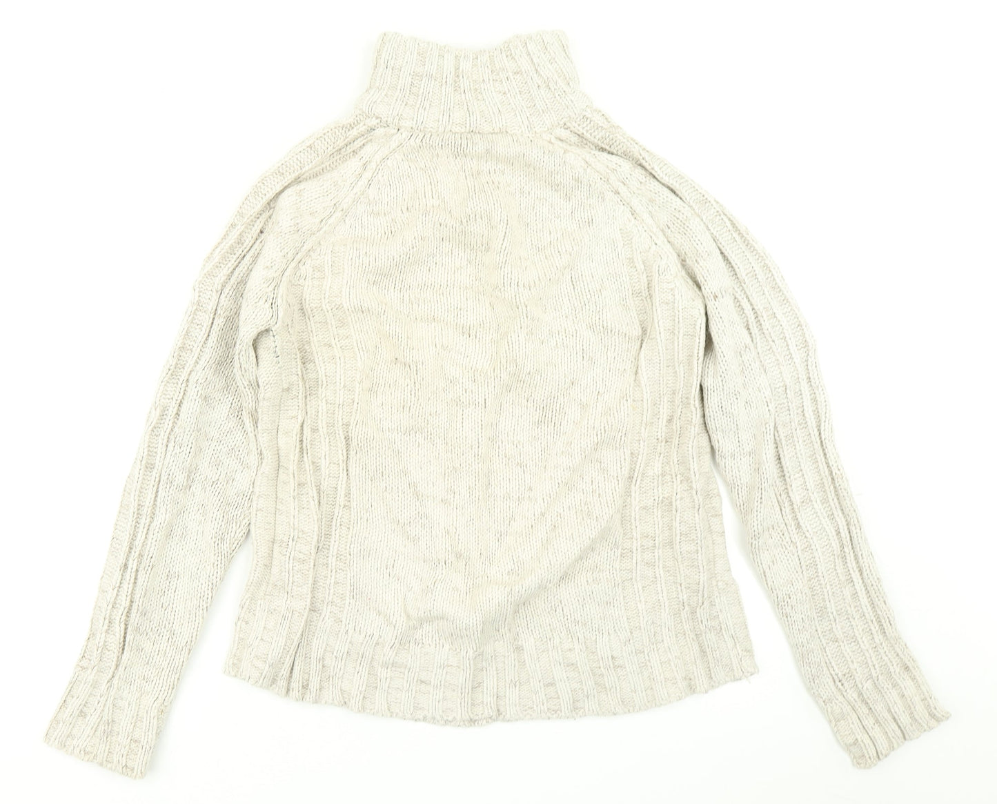 Tom Hagan Womens Beige  Knit Pullover Jumper Size M