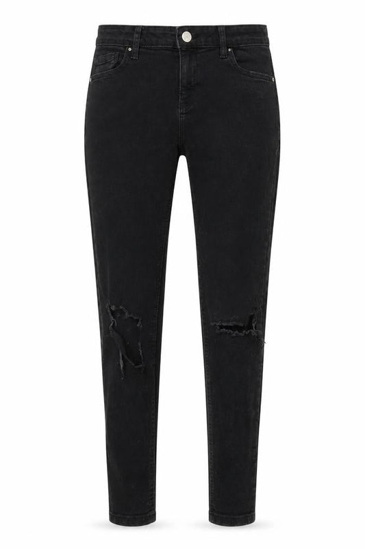 Dorothy Perkins Womens Black  Denim Skinny Jeans Size 10 L27 in