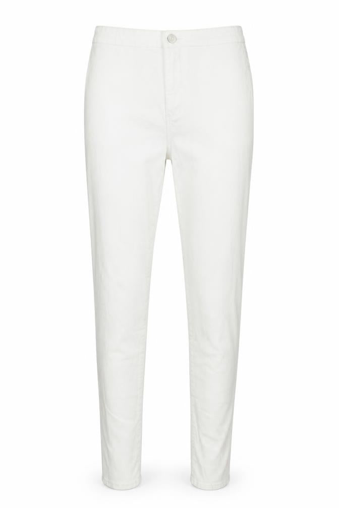 Denim & Co. Womens White  Denim Skinny Jeans Size 10 L28 in