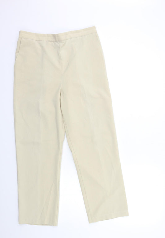 Preworn Womens Beige   Trousers  Size 28 in L25 in