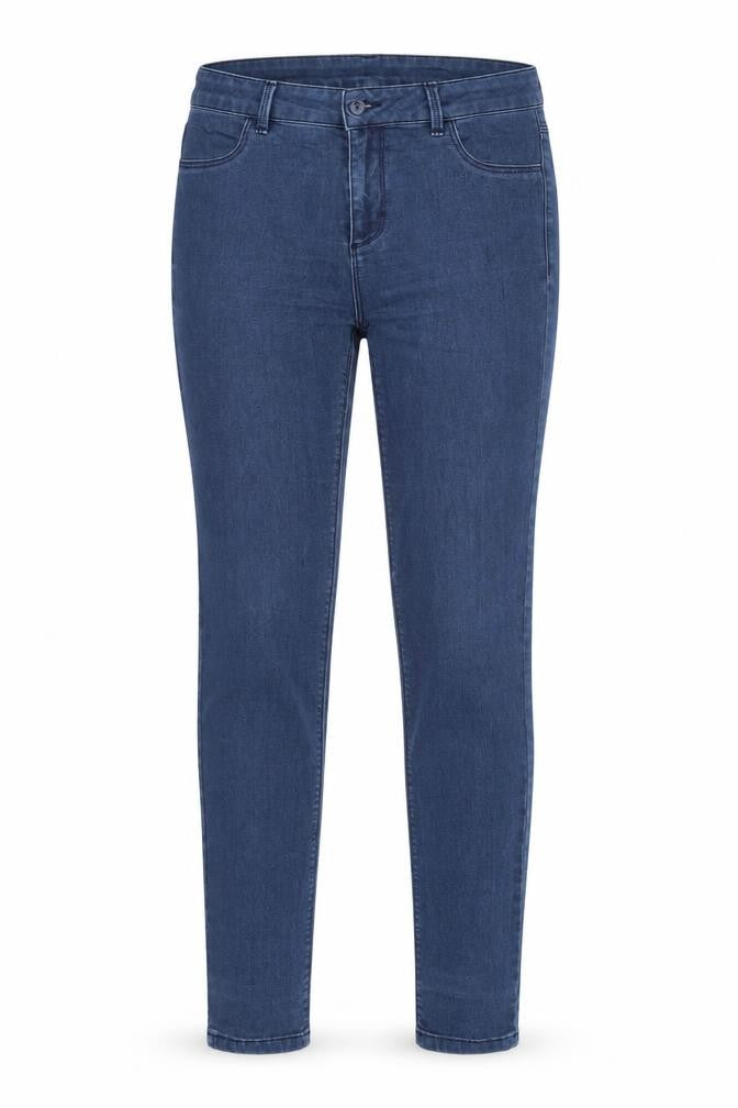 Preworn Womens Blue  Denim Jegging Leggings One Size L30.5 in