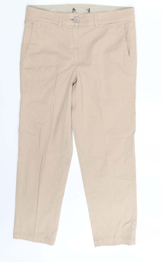 Preworn Womens Beige   Capri Trousers One Size L25 in