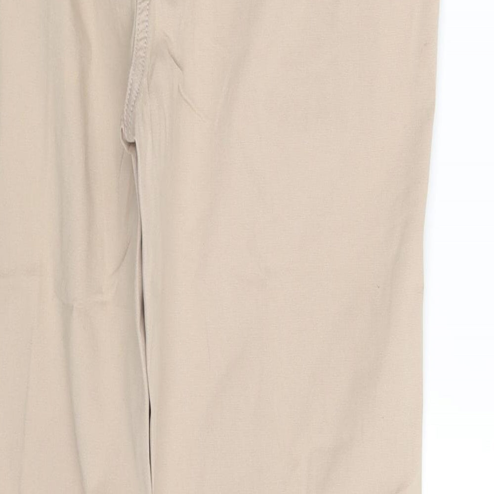 Preworn Womens Beige   Capri Trousers One Size L25 in