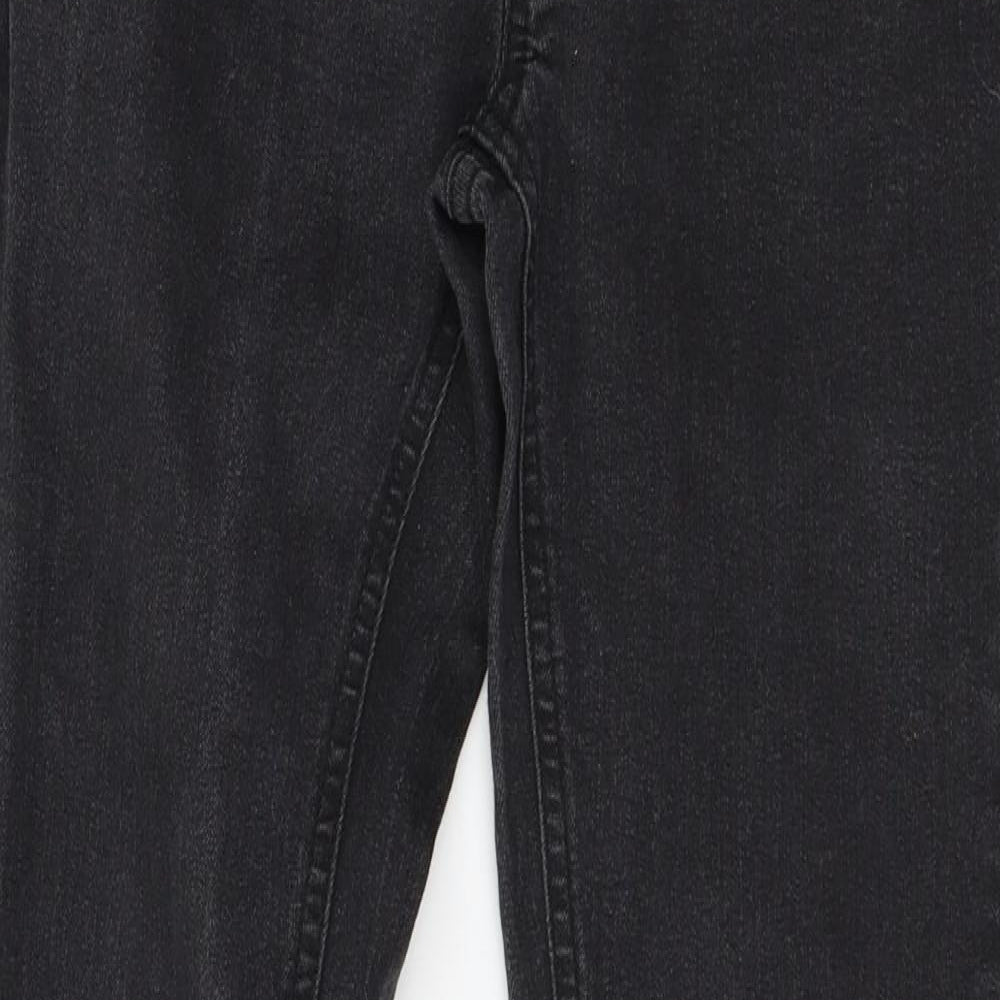 Denim & Co. Womens Grey  Denim Skinny Jeans Size 10 L29 in