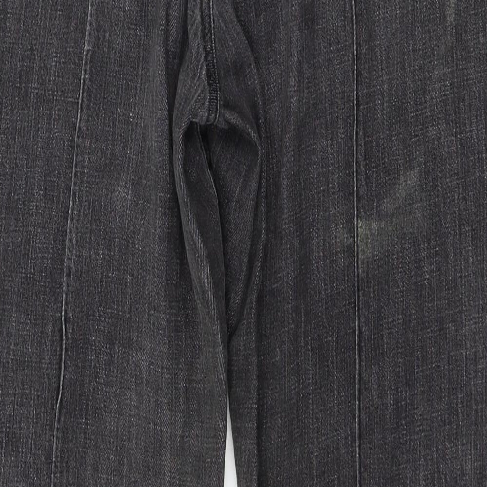 Planet Womens Grey  Denim Straight Jeans Size 14 L28 in
