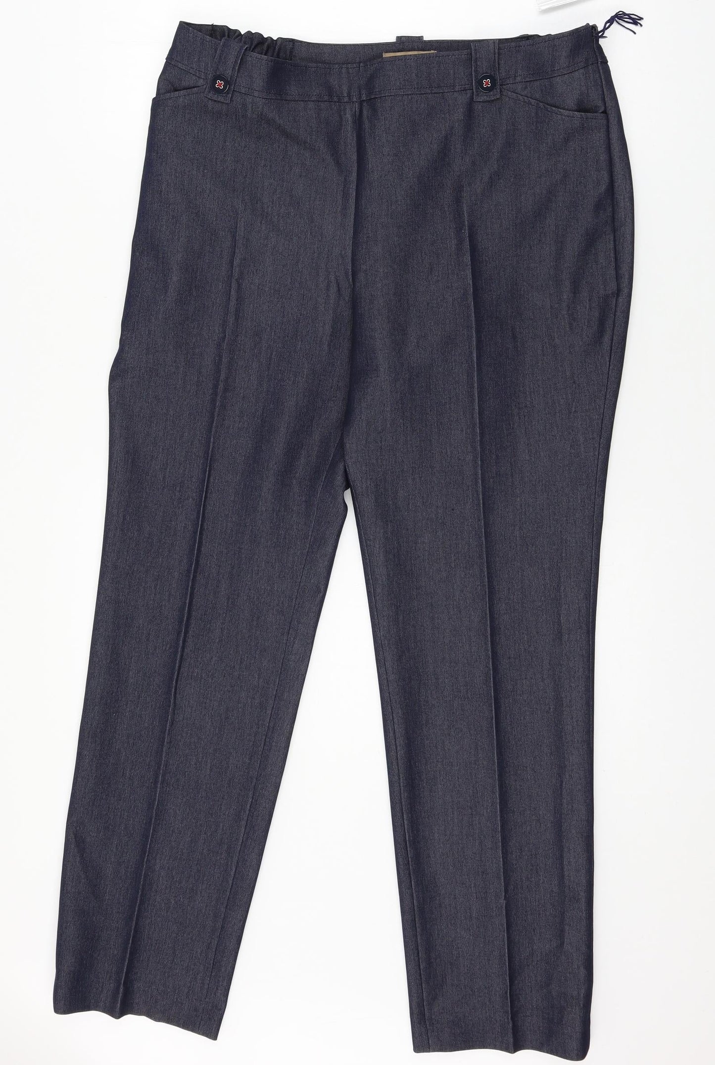 Les Essentiels Womens Blue   Trousers  Size 18 L27 in