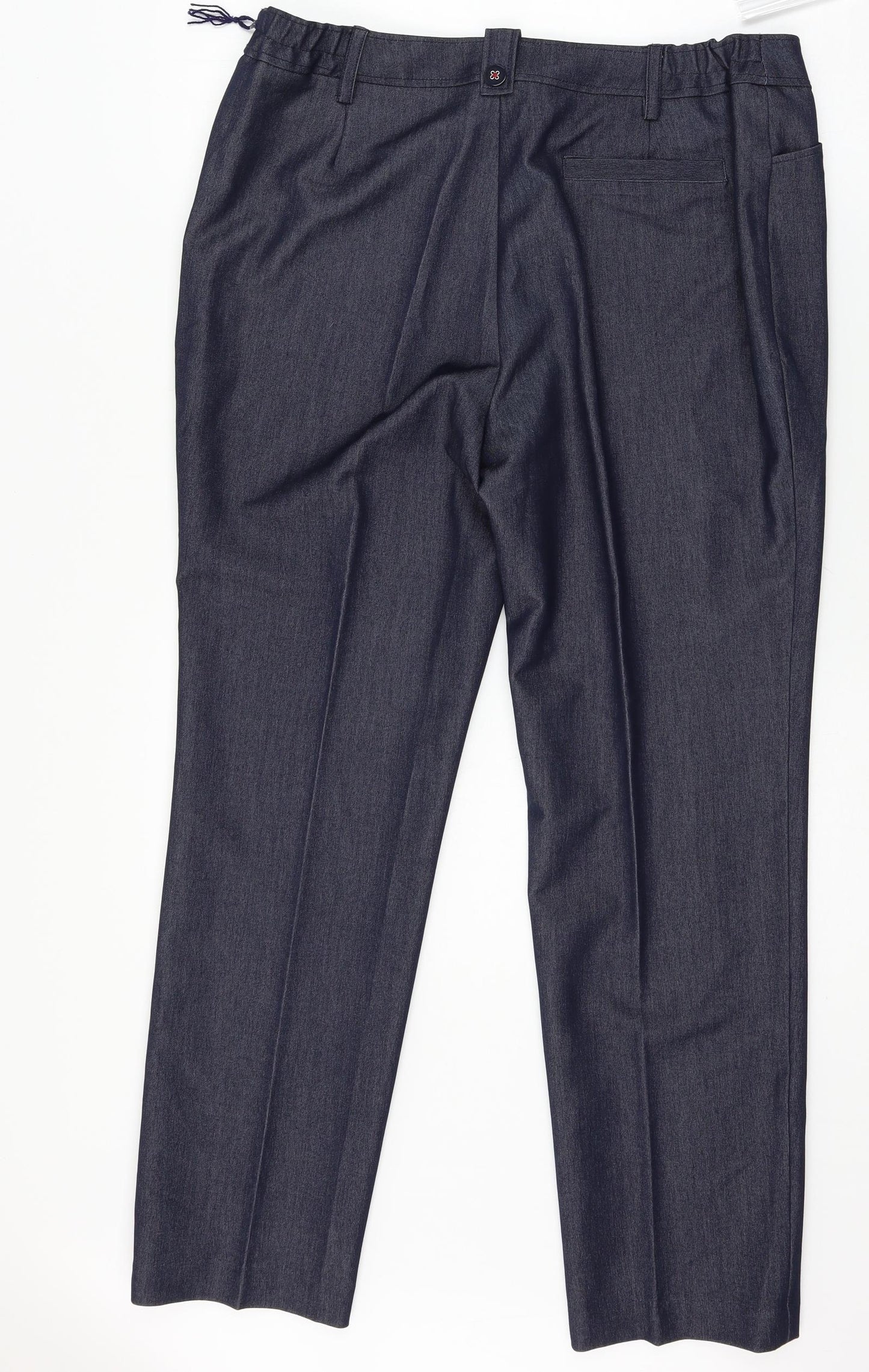 Les Essentiels Womens Blue   Trousers  Size 18 L27 in