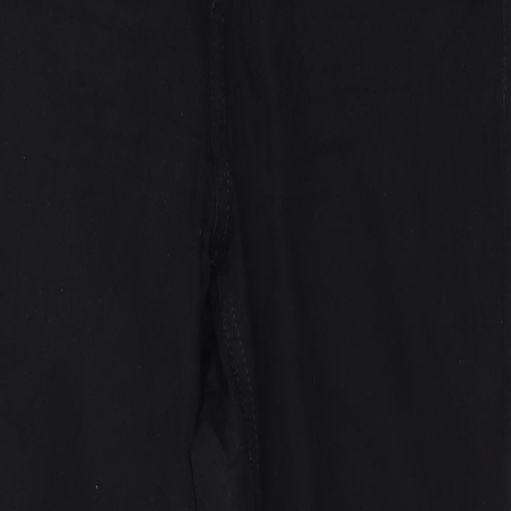 Preworn Womens Black  Denim Skinny Jeans Size 30 in L28 in