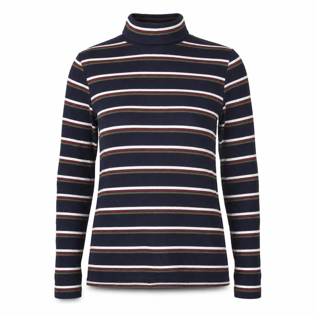 Cooperative Womens Blue Striped  Pullover Jumper Size M