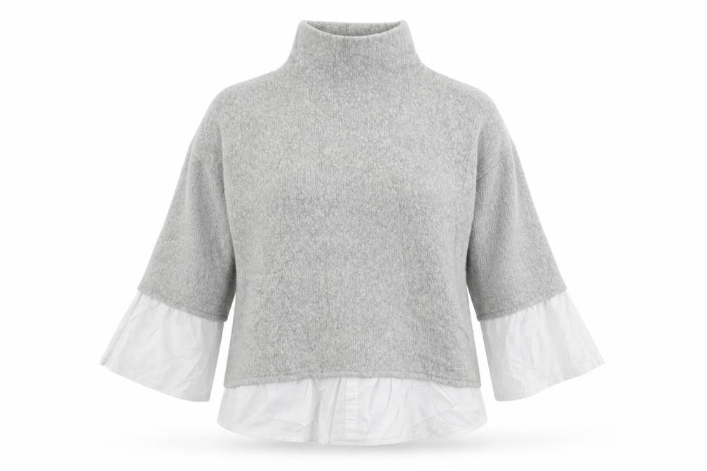 Urban Bliss Womens Grey  Knit Pullover Jumper Size 16
