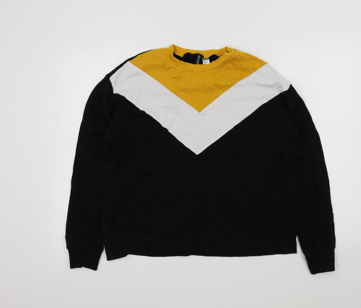 H&M Womens Black   Pullover Jumper Size M