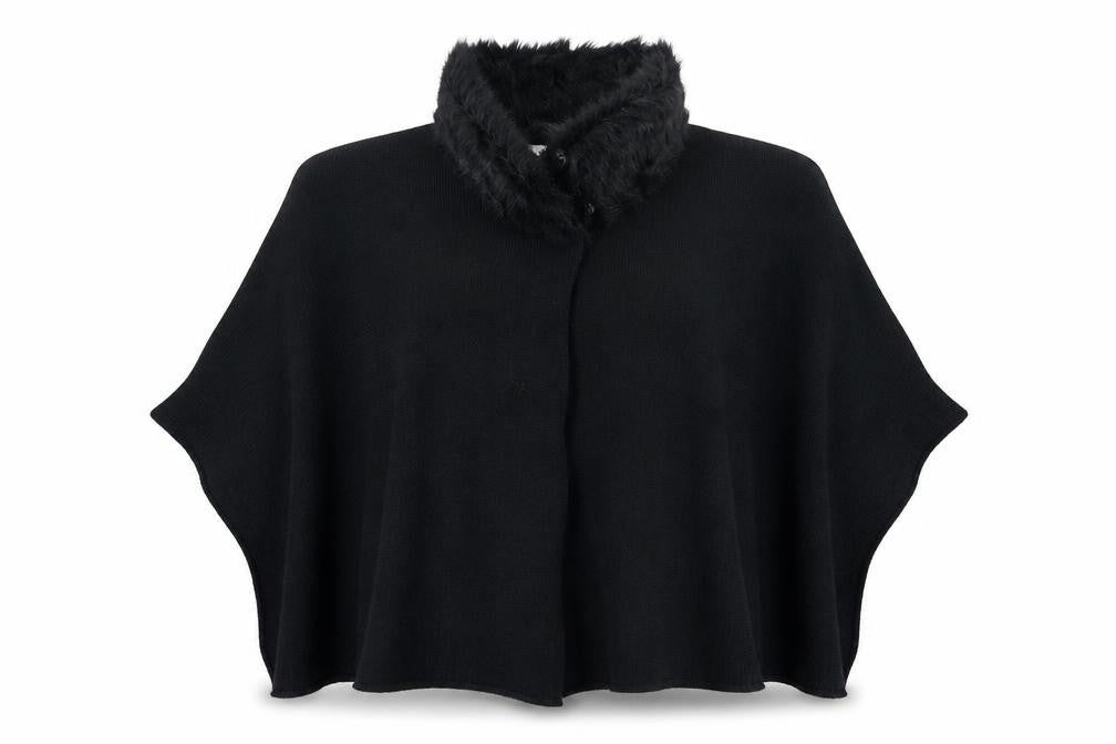Marks & Spencer Womens Black   Wrap Jumper One Size