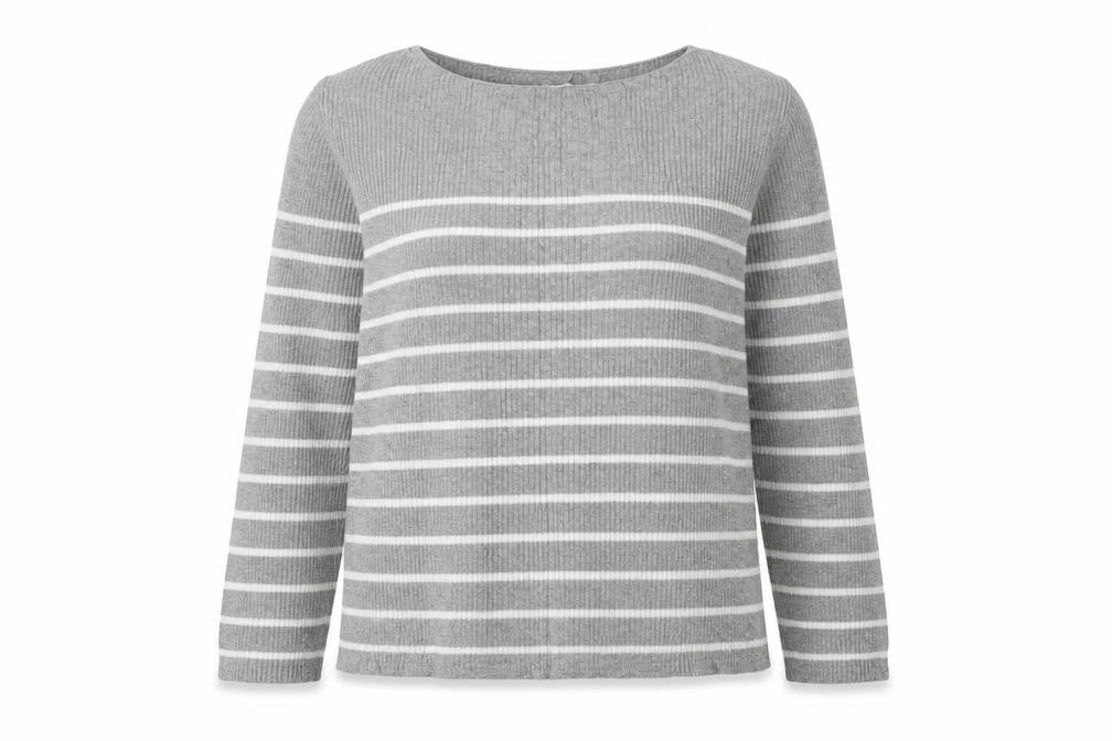 Gap Womens Grey Striped  Pullover Jumper Size S
