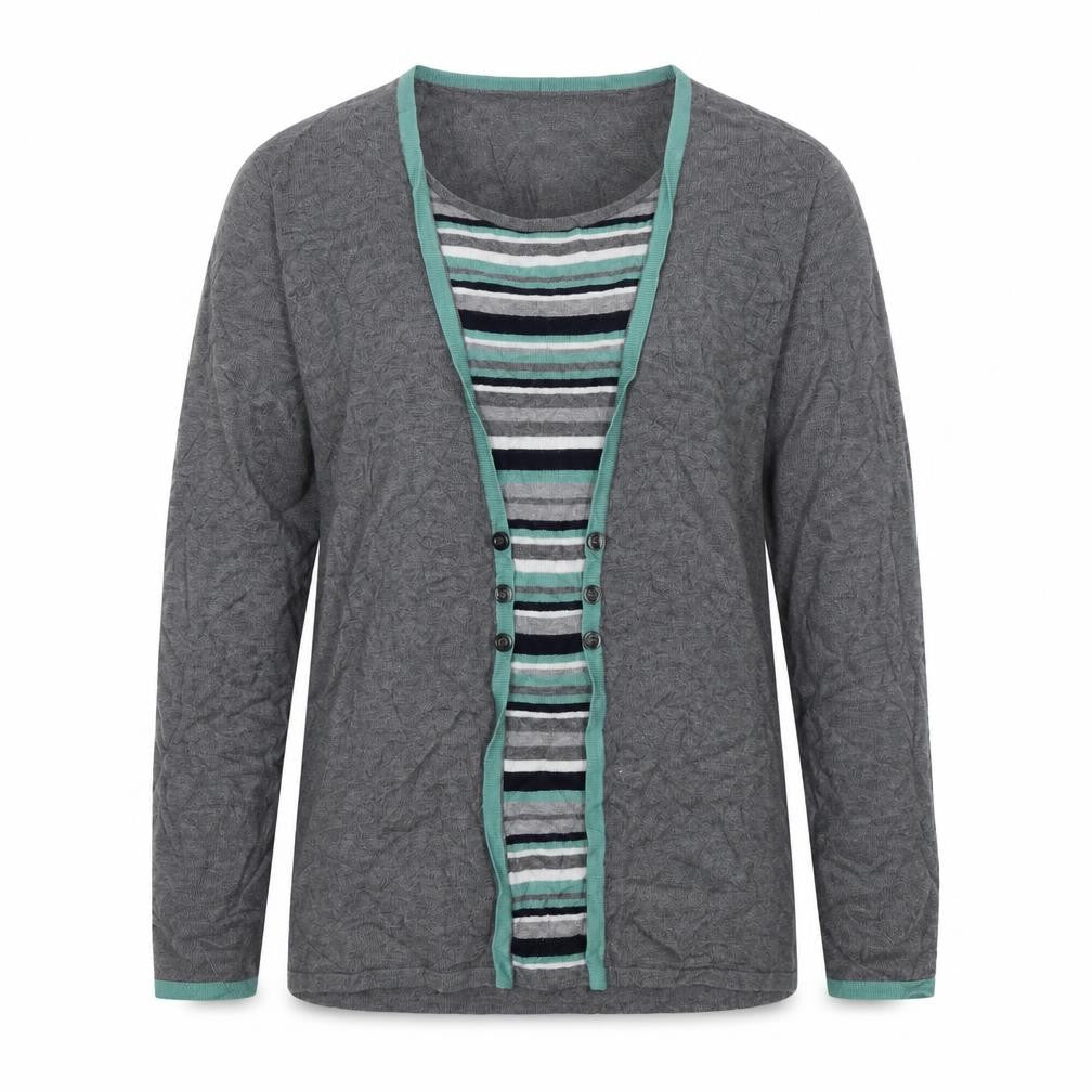 Bonmarché Womens Grey Pullover Jumper Size 12