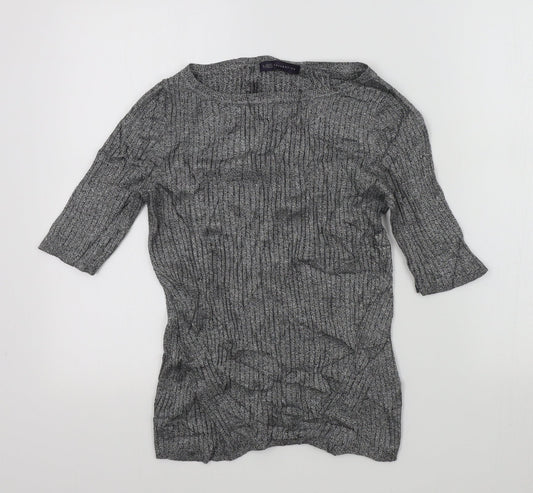 M&S Womens Grey   Pullover Jumper Size 12