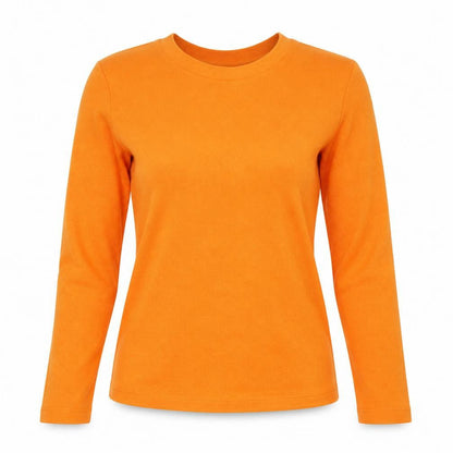 H&M Womens Orange   Pullover Sweatshirt Size S