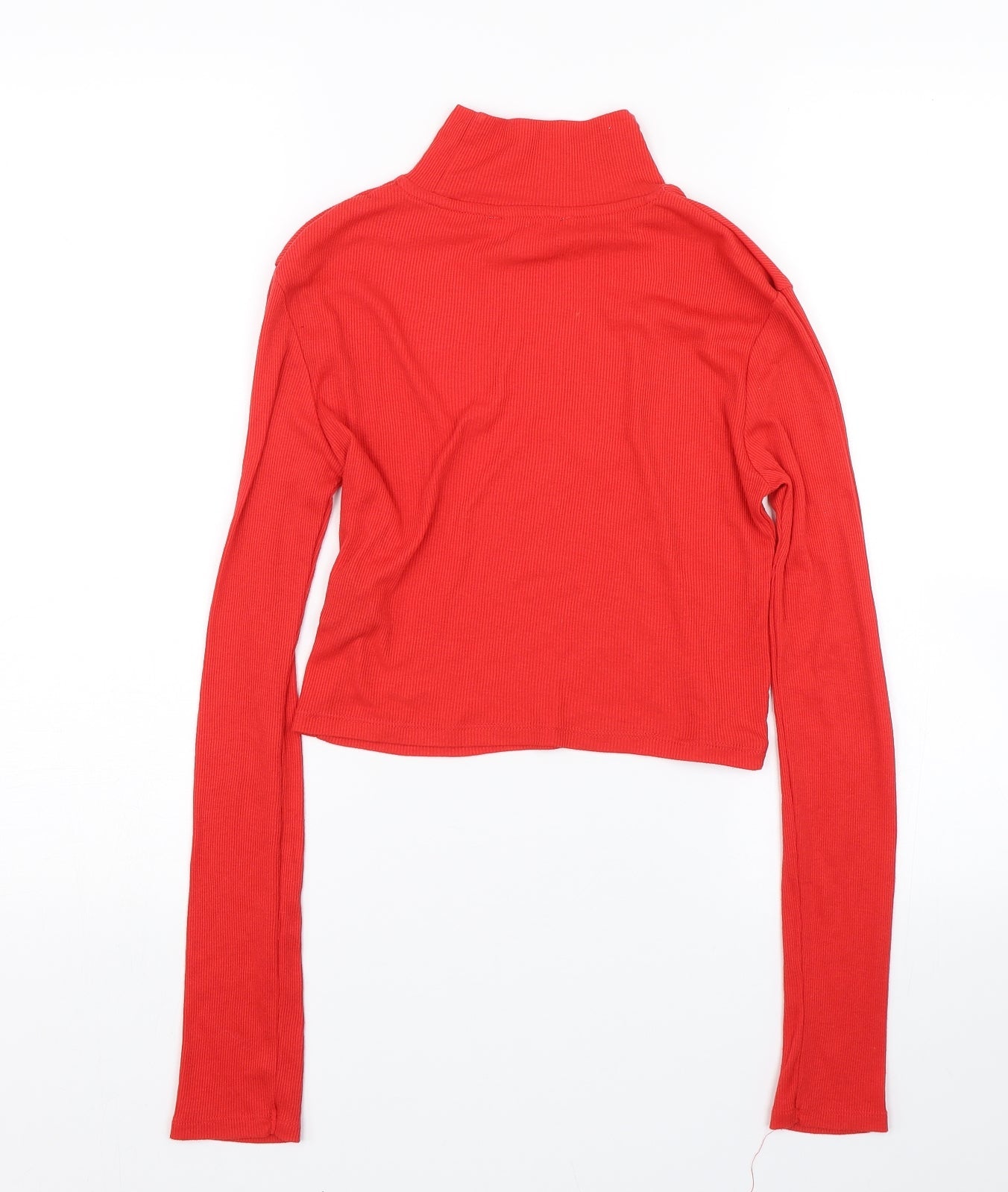 Cooperative Womens Red   Wrap T-Shirt Size S