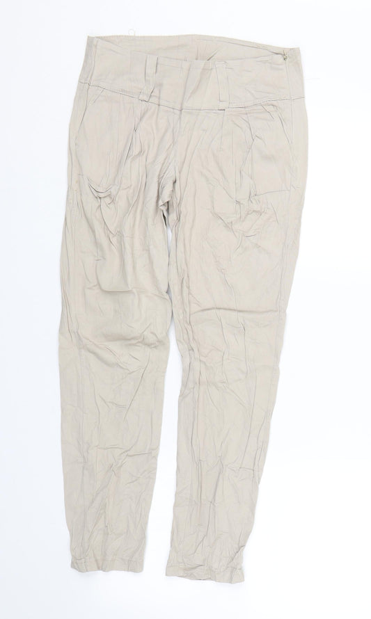 Preworn Womens Beige   Trousers  Size S L25 in