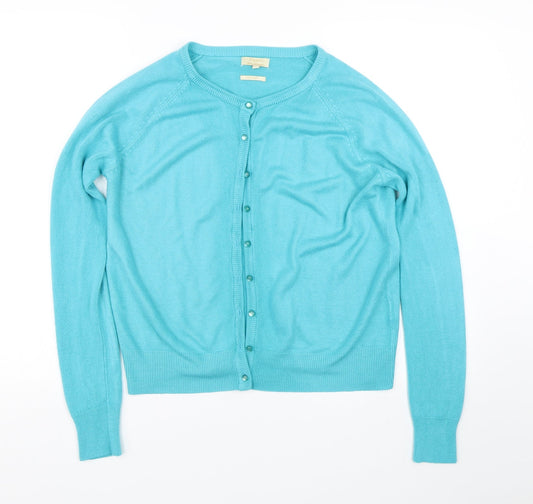 sarah hamilton Womens Blue   Cardigan Jumper Size M