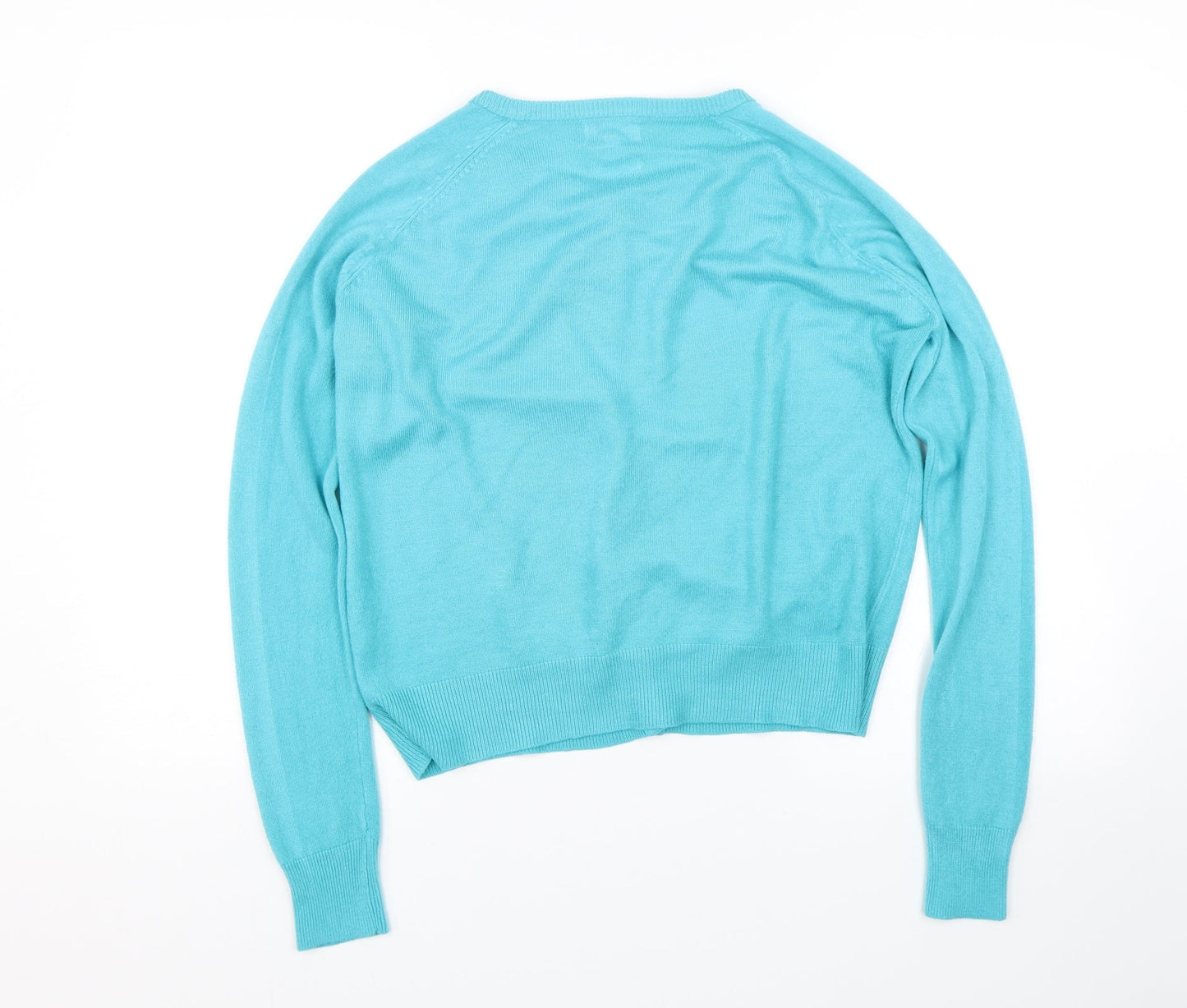 sarah hamilton Womens Blue   Cardigan Jumper Size M