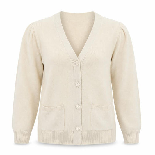 Damart Womens Beige   Cardigan Jumper Size 10