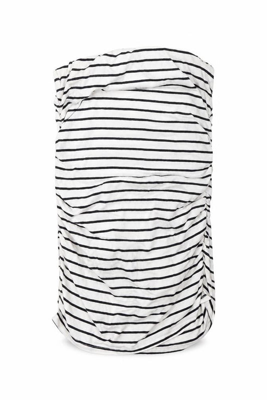 Dorothy Perkins Womens White Striped  Wrap Skirt Size 10