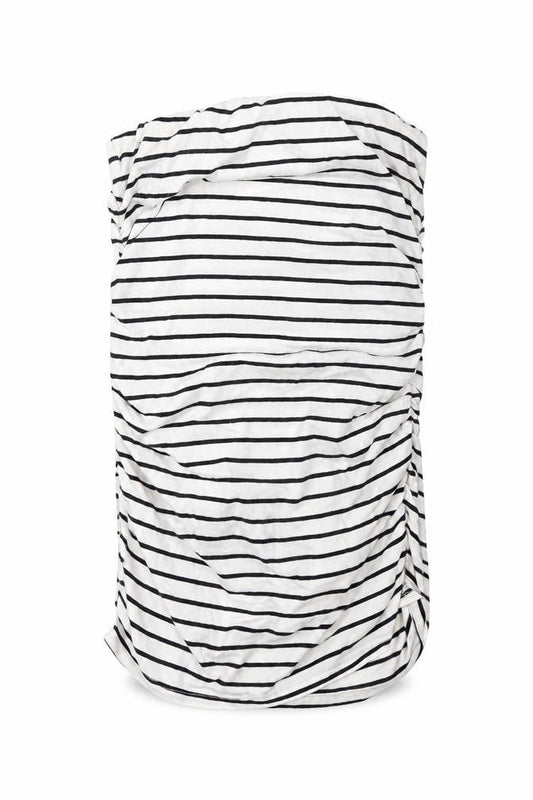 Dorothy Perkins Womens White Striped  Wrap Skirt Size 10