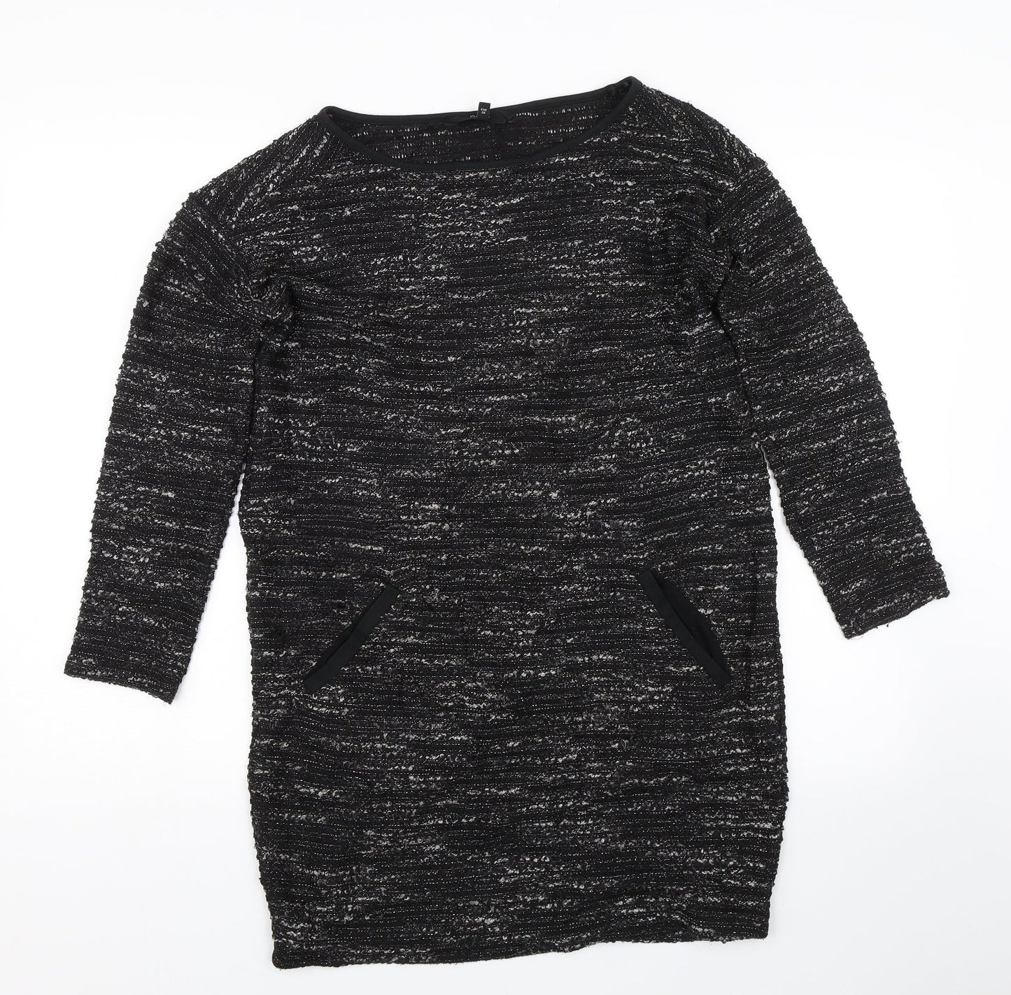 NEXT Womens Black   Jumper Dress  Size 8