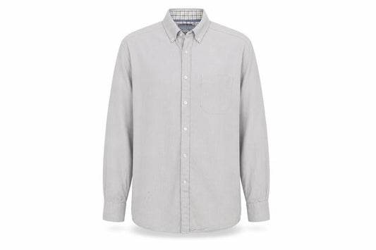 Atlantic Bay Mens Grey    Button-Up Size XL
