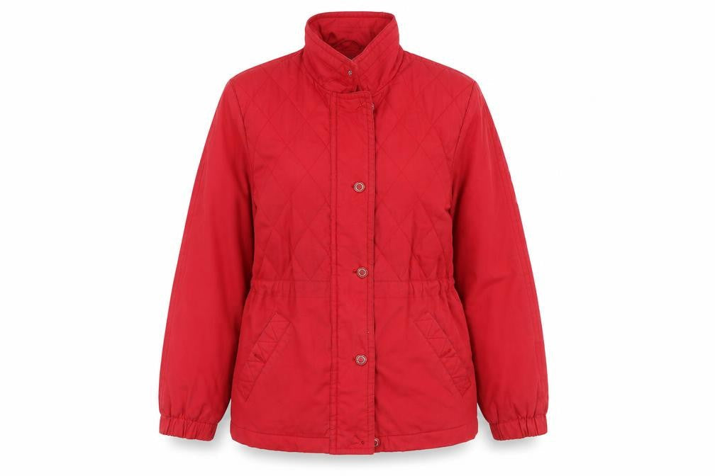 Marks & Spencer Womens Red   Quilted Jacket Size 8
