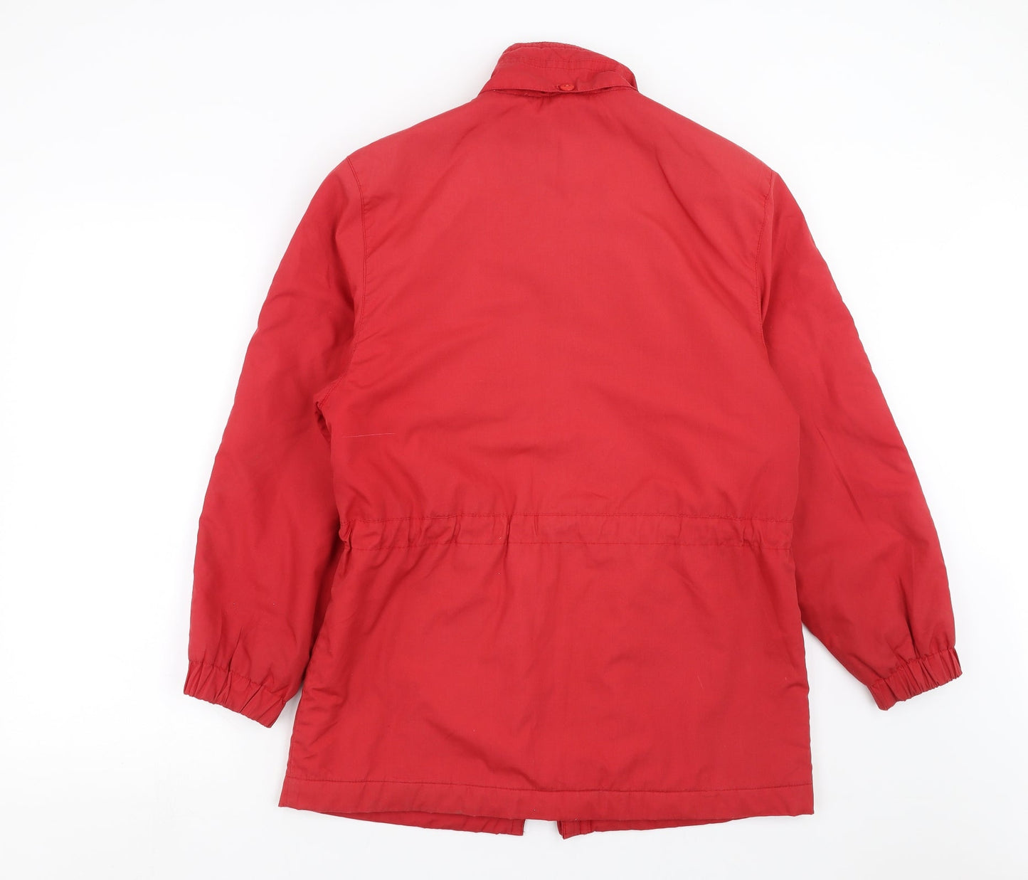 Marks and Spencer Womens Red   Quilted Jacket Size 8