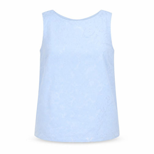 F&F Womens Blue Floral  Basic Blouse Size 6