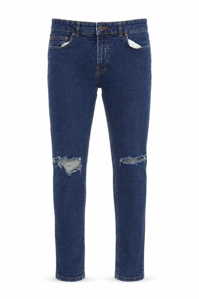 Next Mens Blue  Denim Skinny Jeans Size 32 in L28 in