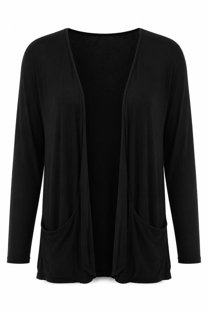 Mega Design Womens Black   Cardigan Jumper Size M