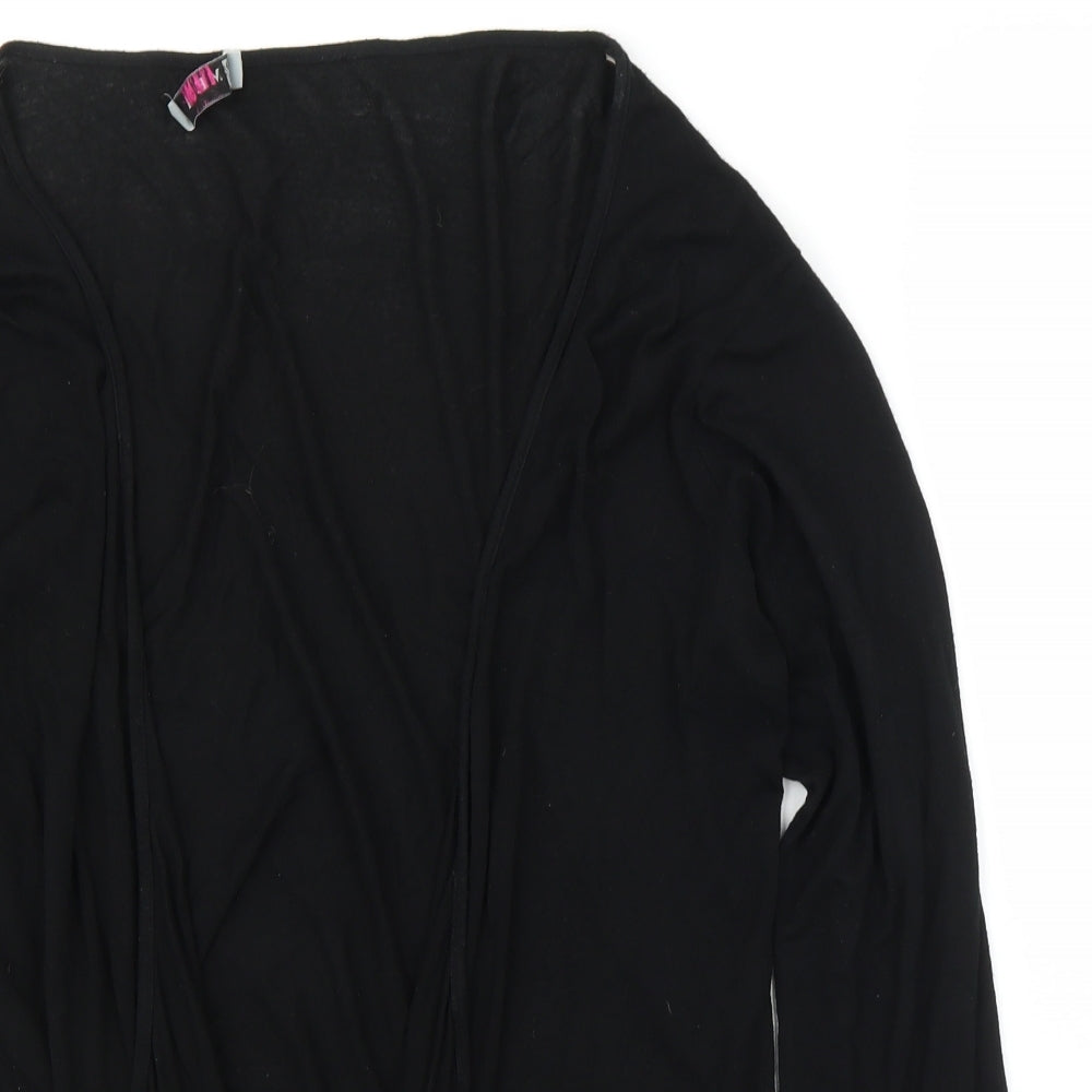 Mega Design Womens Black   Cardigan Jumper Size M