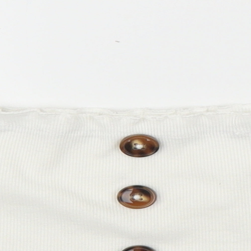 SheIn Girls White   Cropped Blouse Size 7 Years