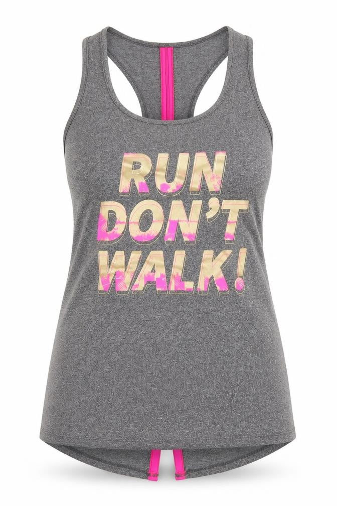 TU Womens Grey   Basic Tank Size 8