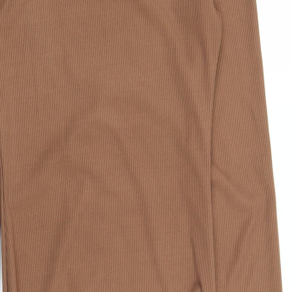 Boohoo Womens Brown   Bodycon  Size 6