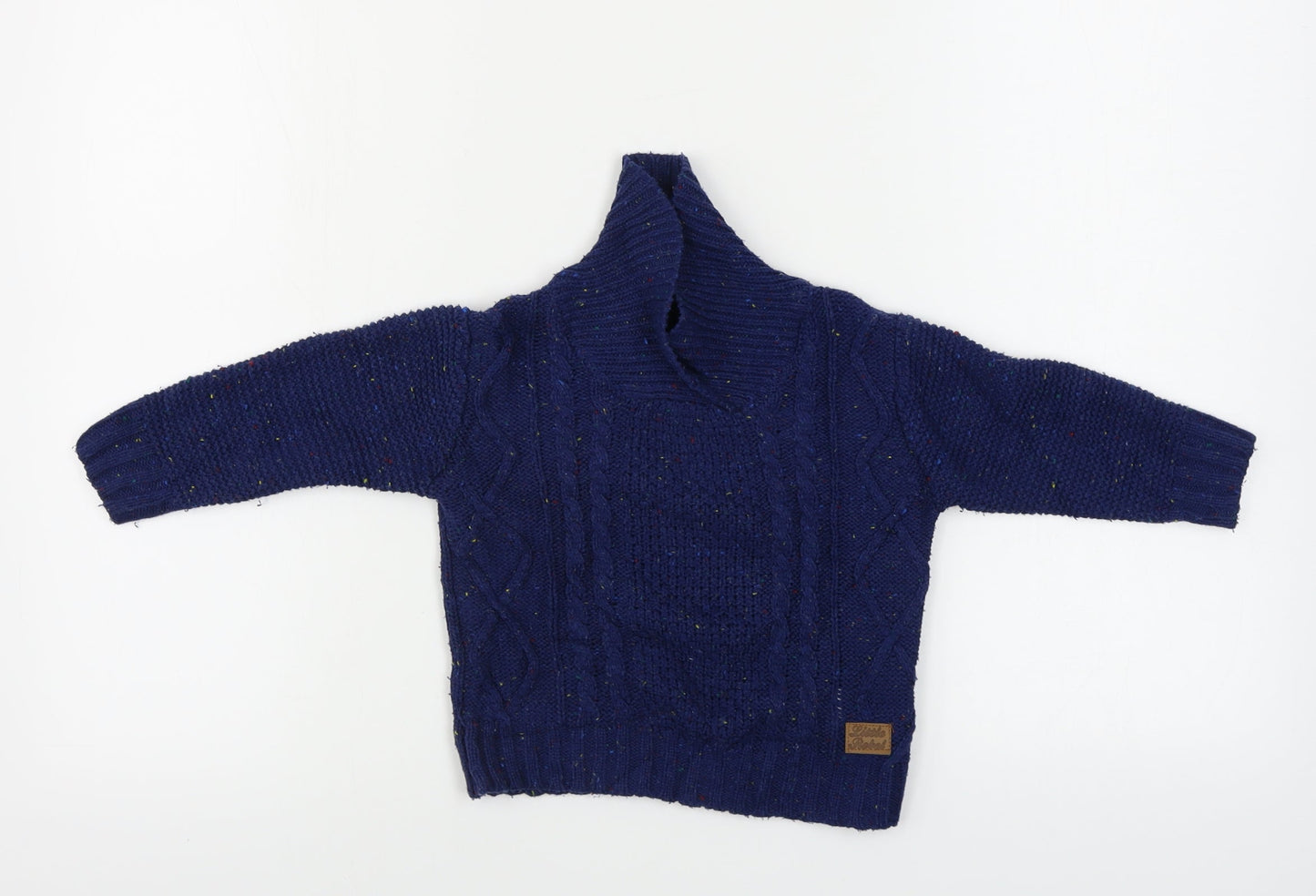 Rebel Boys Blue   Pullover Jumper Size 12-18 Months