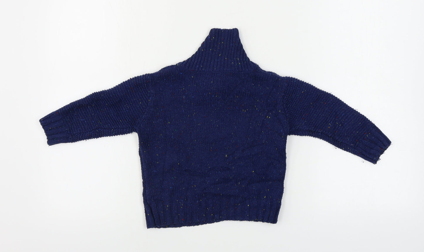 Rebel Boys Blue   Pullover Jumper Size 12-18 Months