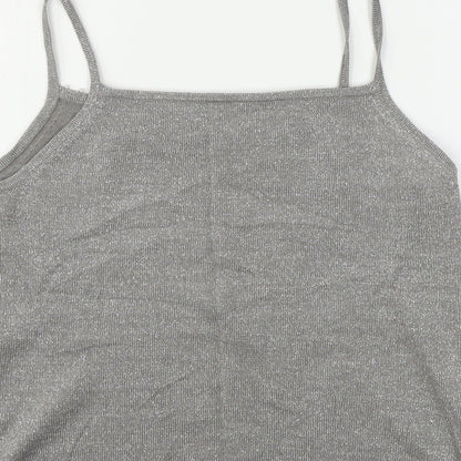 Preloved Marks and Spencer  Womens Grey   Basic T-Shirt Size 16 - Label