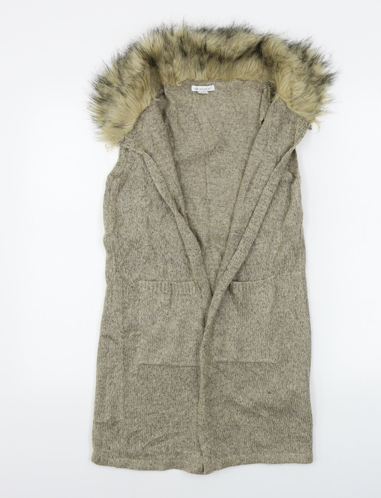 Primark  Girls Brown   Cardigan Jumper Size 11-12 Years