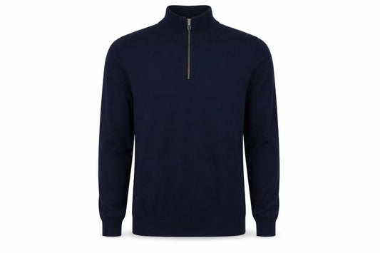 Avenue  Mens Blue   Henley Jumper Size S