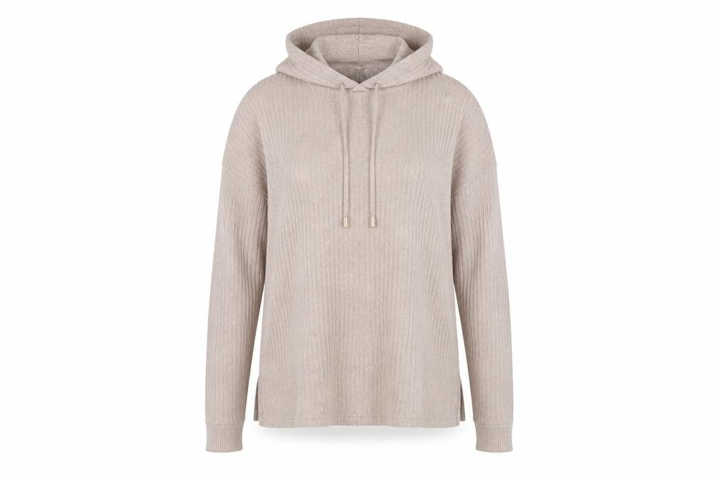 F&F Womens Pink  Knit Pullover Hoodie Size XS