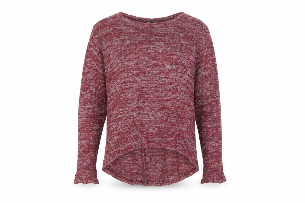 New Look Girls Purple Batik Knit Pullover Sweatshirt Size 14 Years