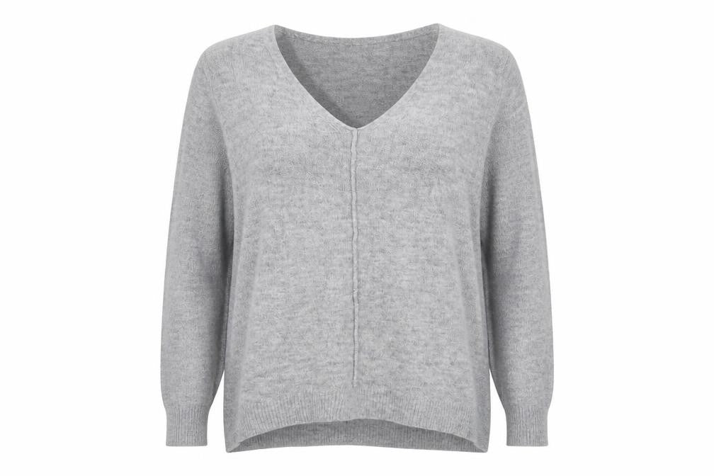 Sainsburys Womens Grey  Knit Pullover Sweatshirt Size 16